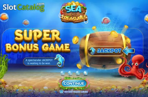 Скрин8. Sea of Treasures (7777 Gaming) слот