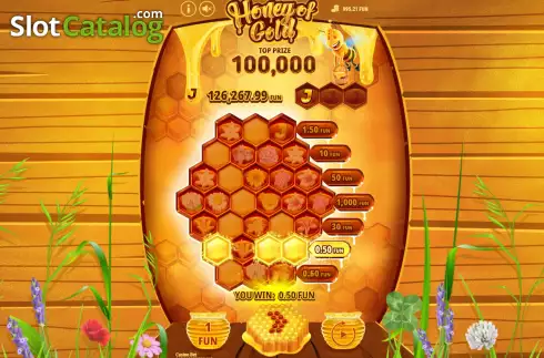 Скрин3. Honey of Gold слот