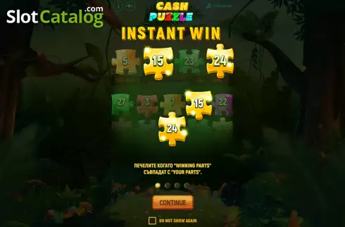 Скрин5. Cash Puzzle слот