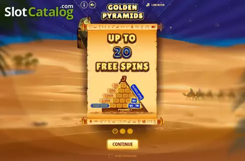 Скрин2. Golden Pyramids слот