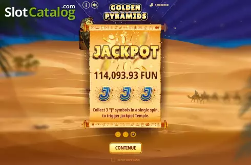 Скрин4. Golden Pyramids слот