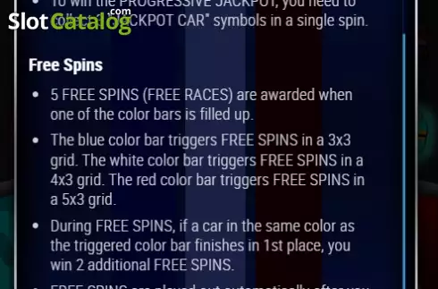 Скрин7. Speed Race слот