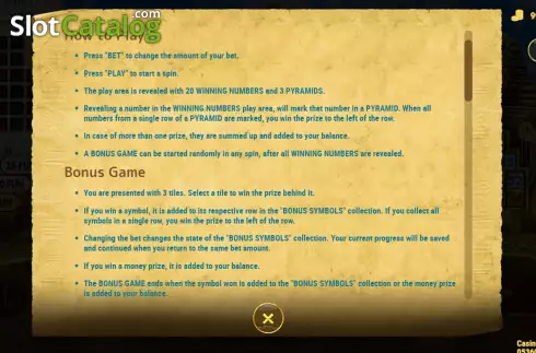 Скрин5. Egyptian Treasure (7777 Gaming) слот