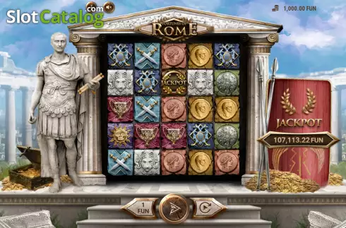 Скрин2. Fortunes of Rome слот
