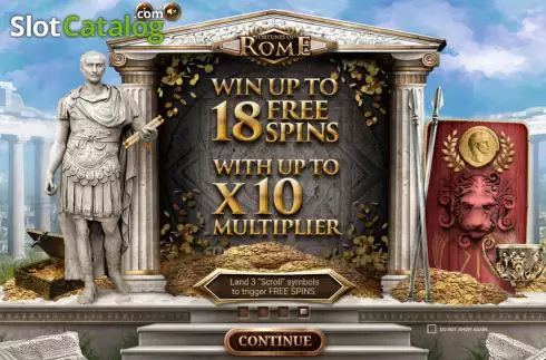 Скрин8. Fortunes of Rome слот