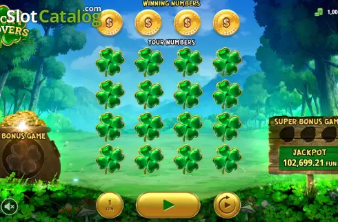 Скрин2. Lucky Clovers (7777 Gaming) слот