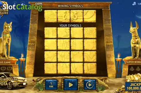 Скрин2. Egyptian Treasure II слот