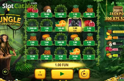 Скрин3. Jungle Conquest слот