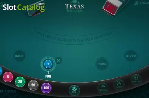 Скрин2. Texas Hold'em (7777 Gaming) слот