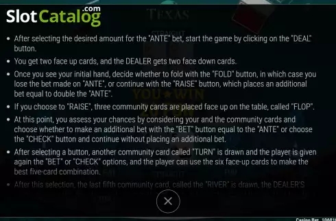 Скрин5. Texas Hold'em (7777 Gaming) слот