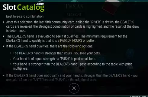 Скрин6. Texas Hold'em (7777 Gaming) слот