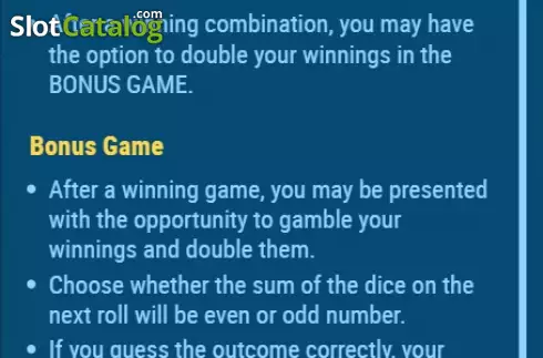 Скрин6. Dice 5 слот