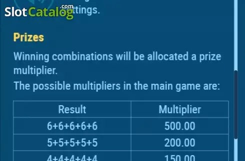 Скрин9. Dice 5 слот