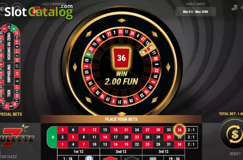 Скрин4. Roulette 7 слот
