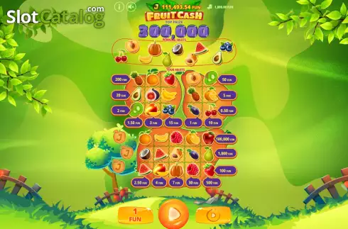 Скрин2. Fruit Cash слот