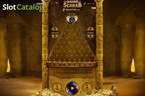 Скрин2. Golden Scarab слот