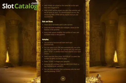 Скрин7. Golden Scarab слот