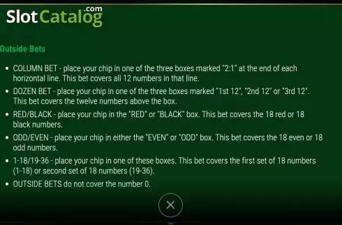 Скрин9. European Roulette (7777 Gaming) слот