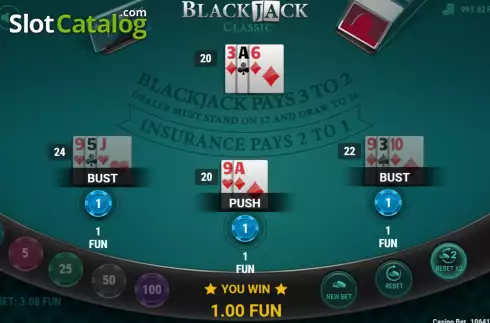 Скрин3. Blackjack (7777 Gaming) слот