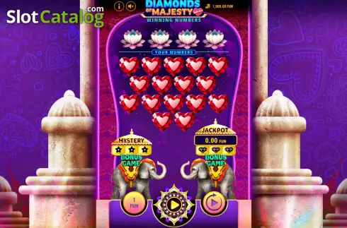 Скрин2. Diamonds of Majesty Valentine слот