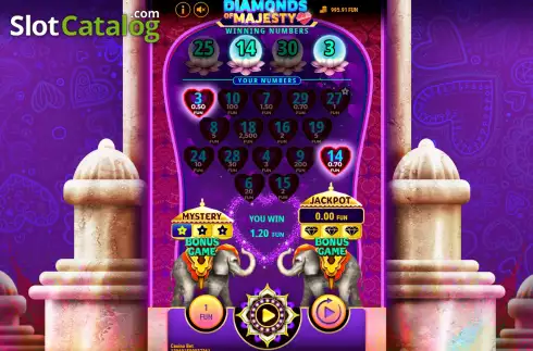 Скрин3. Diamonds of Majesty Valentine слот