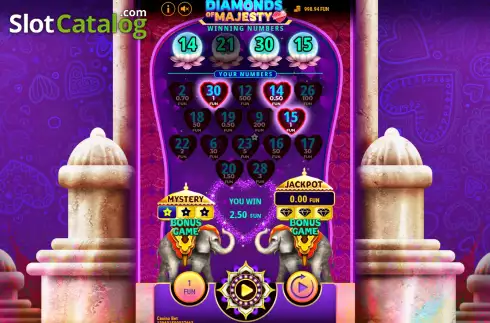 Скрин4. Diamonds of Majesty Valentine слот