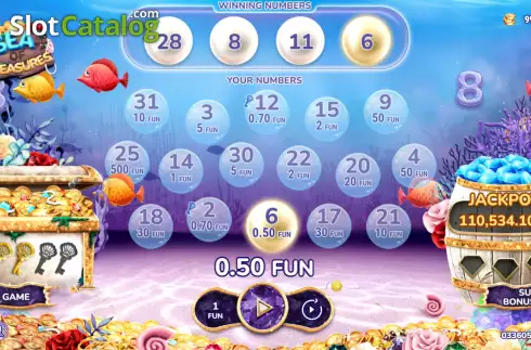Скрин3. Sea of Treasures 8 March слот