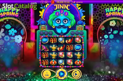 Скрин2. Jinn Spring Oasis слот