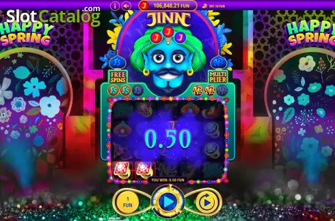 Скрин3. Jinn Spring Oasis слот