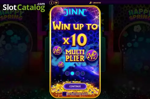 Скрин6. Jinn Spring Oasis слот