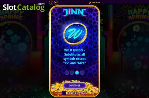 Скрин7. Jinn Spring Oasis слот