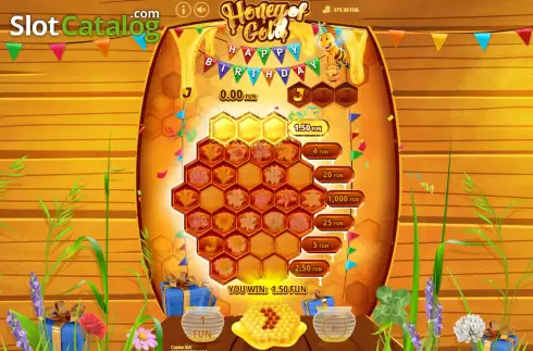 Скрин3. Honey of Gold Happy Birthday слот