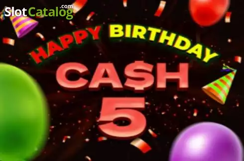 Cash 5 Happy Birthday логотип