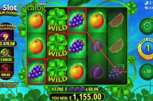 Скрин3. Cash 20 Bonus Clover слот