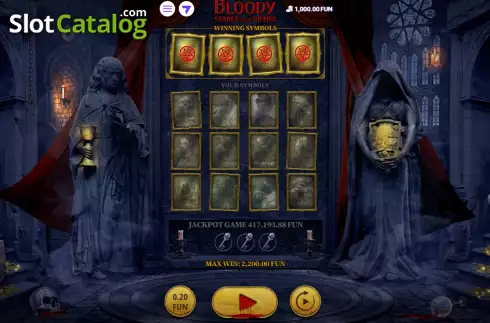 Скрин2. Bloody Stakes and Riches слот