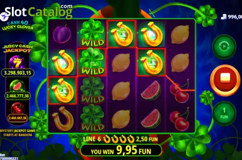 Скрин3. Cash 40 Lucky Clover слот