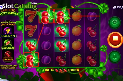 Скрин3. Cash 100 Lucky Clover слот