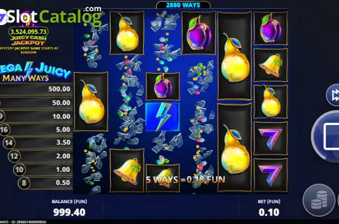 Скрин3. Mega Juicy Manyways слот