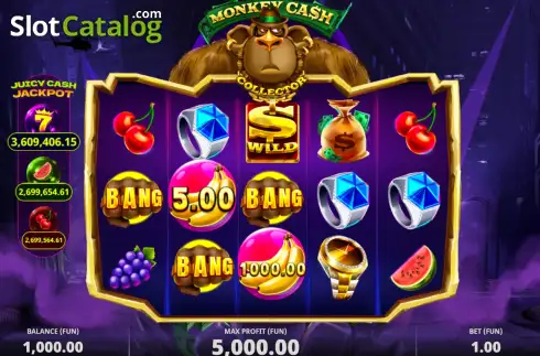 Скрин2. Monkey Cash слот