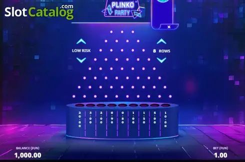 Скрин2. Plinko Party слот