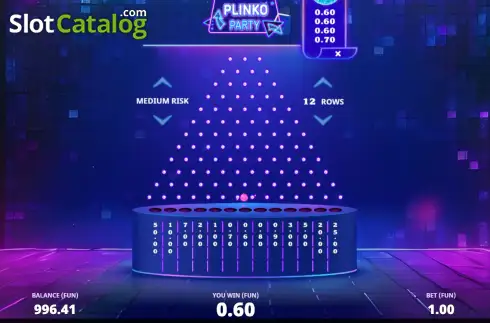 Скрин3. Plinko Party слот