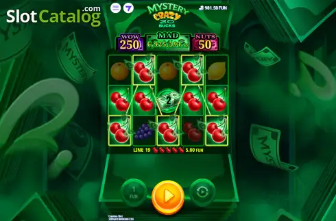 Скрин3. Mystery Crazy 20 Bucks слот