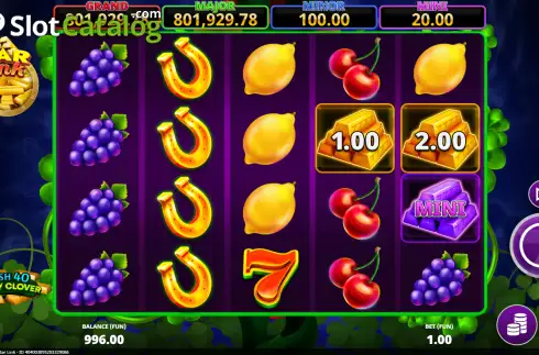 Скрин2. Cash 40 Lucky Clover Bar Link слот