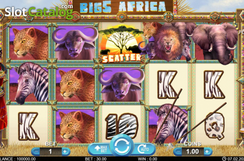 Скрин2. Big 5 Africa слот
