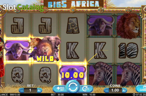 Скрин4. Big 5 Africa слот