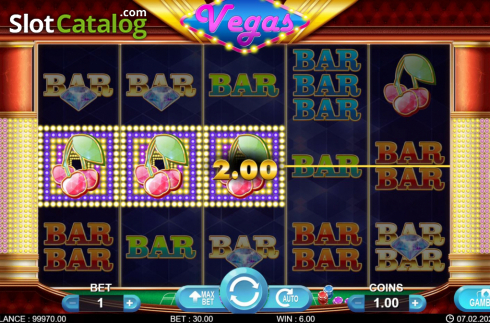 Скрин3. Golden Vegas (7mojos) слот