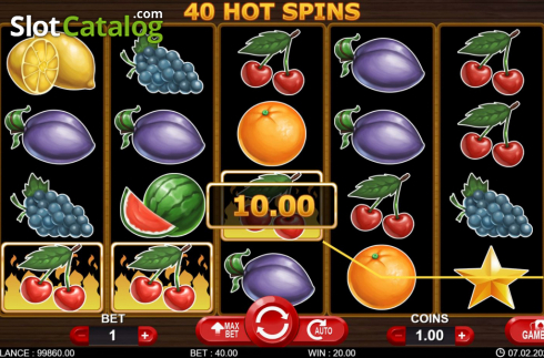 Скрин4. 40 Hot Spins слот