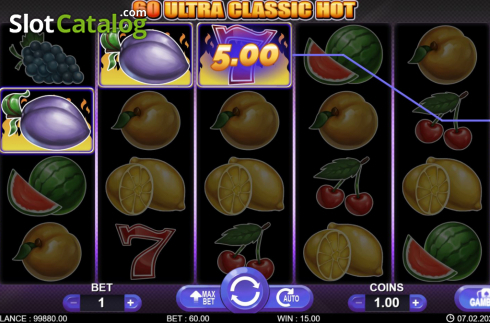 Скрин3. 60 Ultra Classic Hot слот