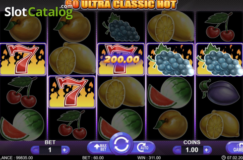Скрин4. 60 Ultra Classic Hot слот