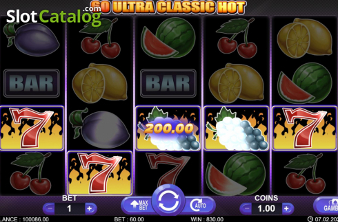 Скрин5. 60 Ultra Classic Hot слот